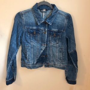 NWT - FP Rumors Denim Jacket - colorblocked